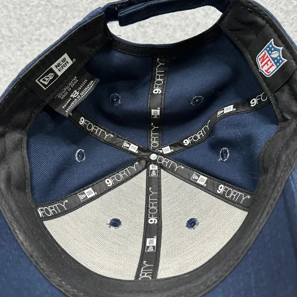 New Era NFL Dallas‎ Cowboys 9FORTY Adjustable Baseball Cap Navy Blue